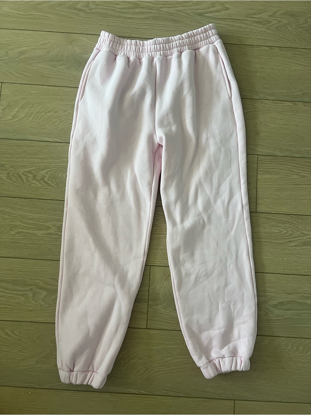 Comfrt sweatpants size large light pink